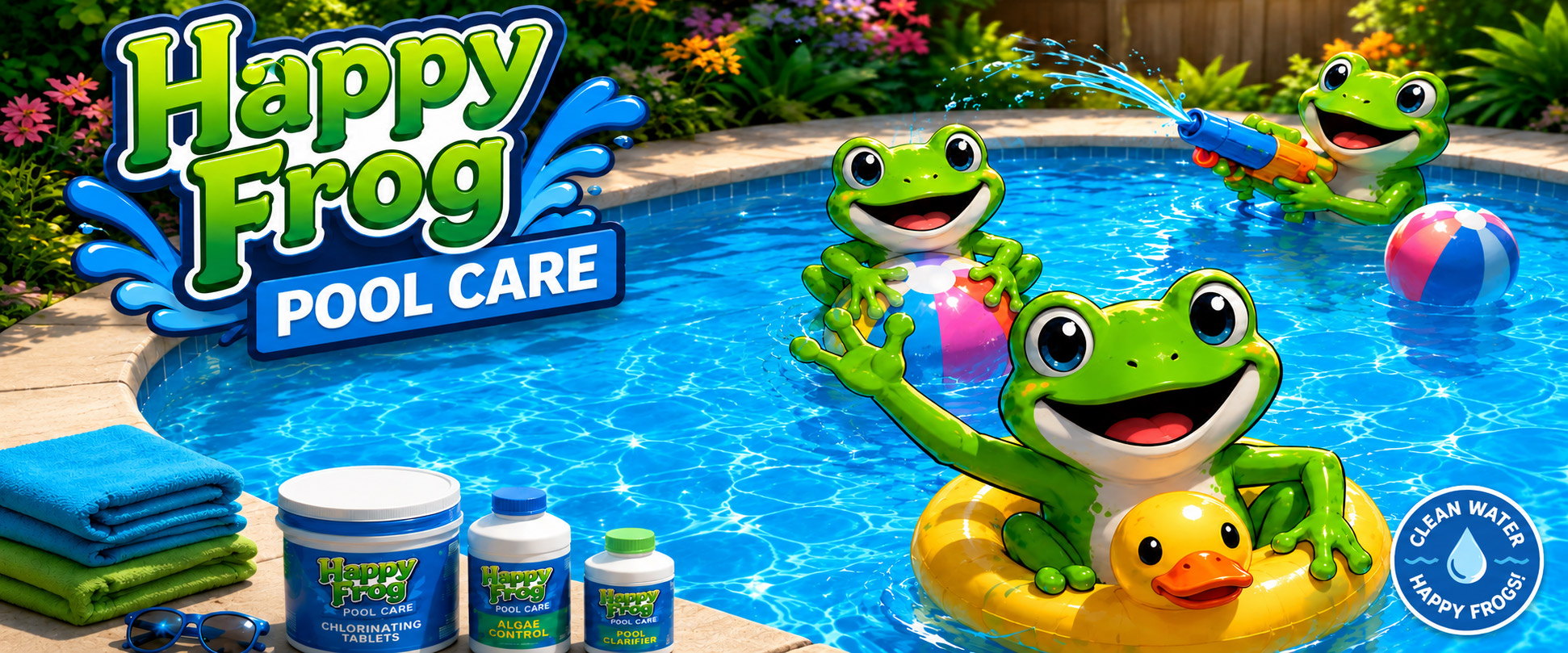 Happy Frog Pool Care — weekly pool service